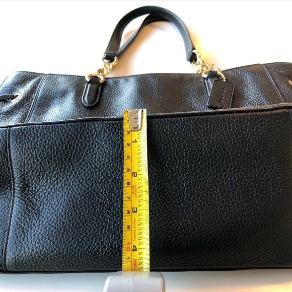 Coach black leather large handbag - Picture 11 of 13